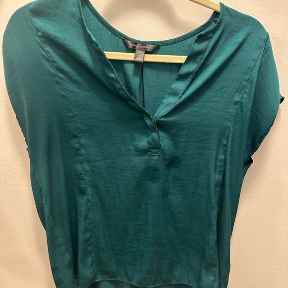 Banana Republic Green Essentials Flowy Twill Blouse Medium - Picture 1 of 5